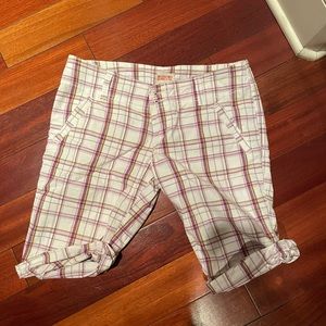 Plaid shorts